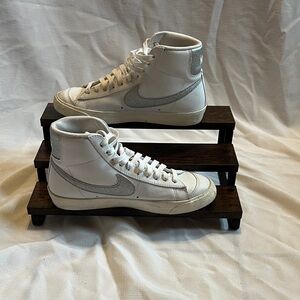 White High-Top Sneakers